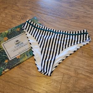 Cupshe hipster striped bikini bottom